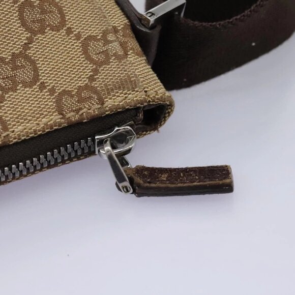 GUCCI GG Canvas Shoulder Bag Beige 110054 Auth ep8114 - Picture 10 of 14